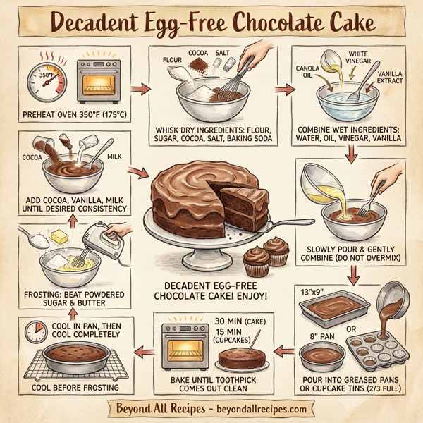 Decadent Egg-Free Chocolate Cake instructions