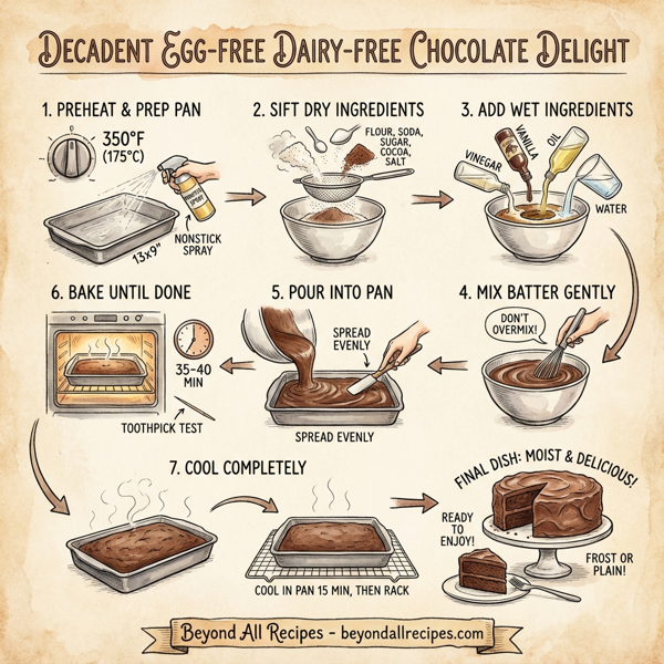 Decadent Egg-Free Dairy-Free Chocolate Delight instructions