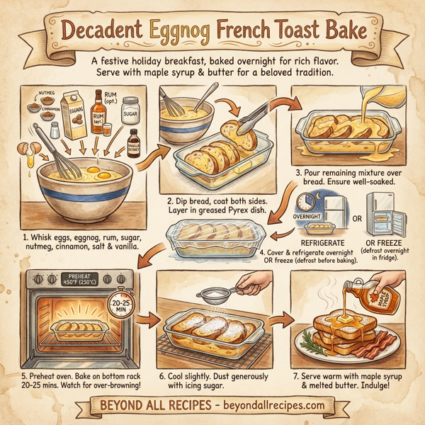 Decadent Eggnog French Toast Bake instructions