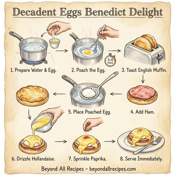 Decadent Eggs Benedict Delight instructions