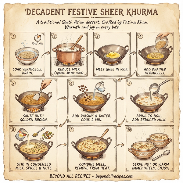 Decadent Festive Sheer Khurma instructions