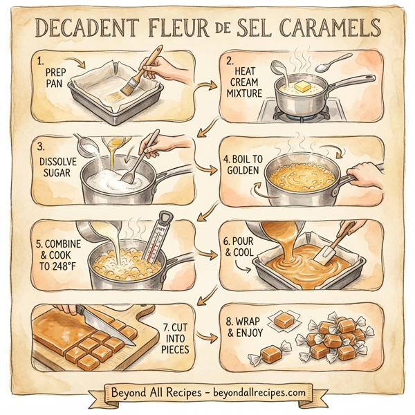 Decadent Fleur De Sel Caramels instructions
