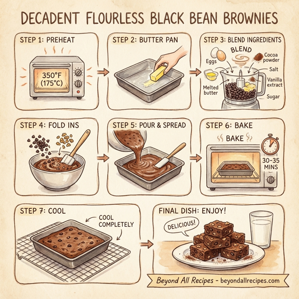 Decadent Flourless Black Bean Brownies instructions