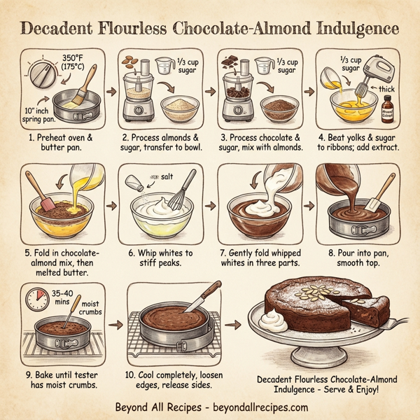 Decadent Flourless Chocolate-Almond Indulgence instructions