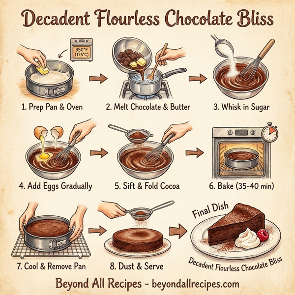Decadent Flourless Chocolate Bliss instructions