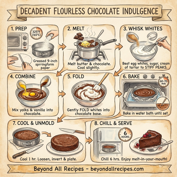 Decadent Flourless Chocolate Indulgence instructions