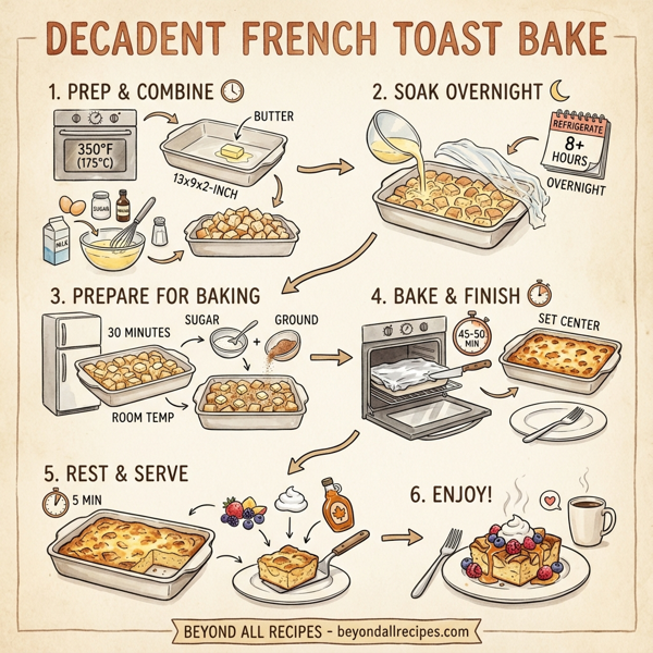 Decadent French Toast Bake instructions
