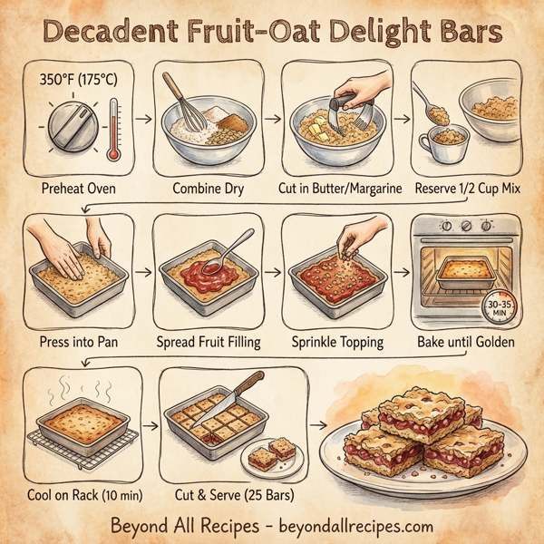 Decadent Fruit-Oat Delight Bars instructions
