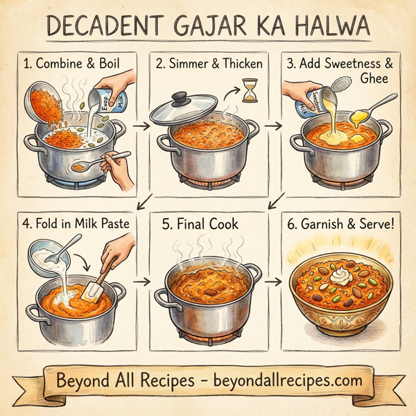 Decadent Gajar Ka Halwa instructions