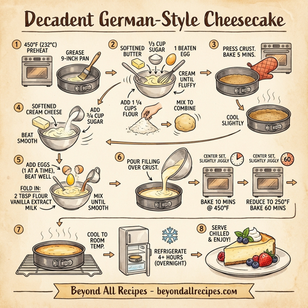 Decadent German-Style Cheesecake instructions