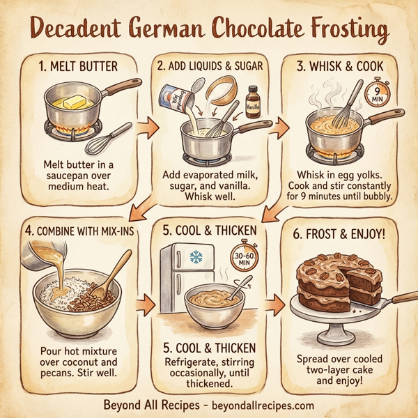 Decadent German Chocolate Frosting instructions