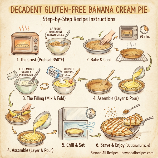 Decadent Gluten-Free Banana Cream Pie instructions