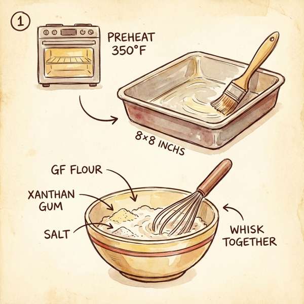 Decadent Gluten-Free Brownies with Chocolate Bliss instructions