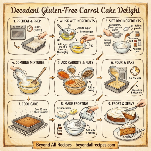 Decadent Gluten-Free Carrot Cake Delight instructions