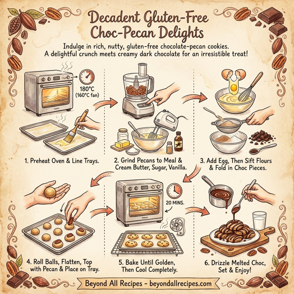 Decadent Gluten-Free Choc-Pecan Delights instructions