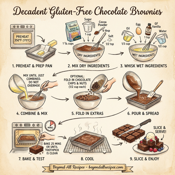 Decadent Gluten-Free Chocolate Brownies instructions