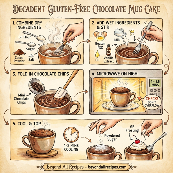 Decadent Gluten-Free Chocolate Mug Cake instructions