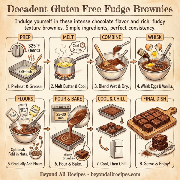 Decadent Gluten-Free Fudge Brownies instructions