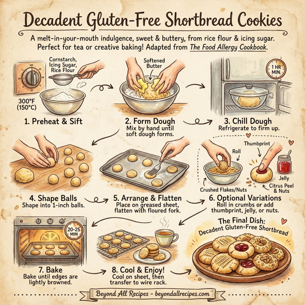 Decadent Gluten-Free Shortbread Cookies instructions