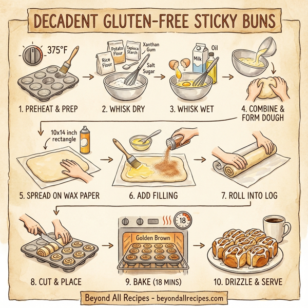 Decadent Gluten-Free Sticky Buns instructions