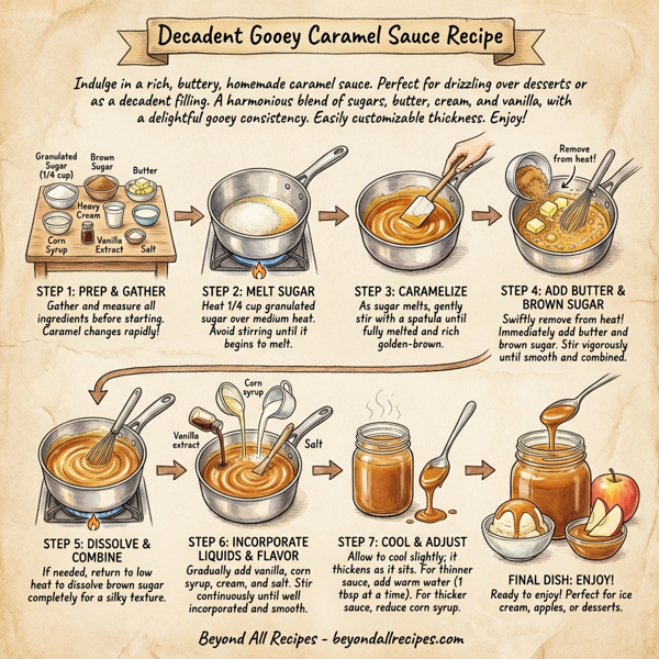 Decadent Gooey Caramel Sauce instructions