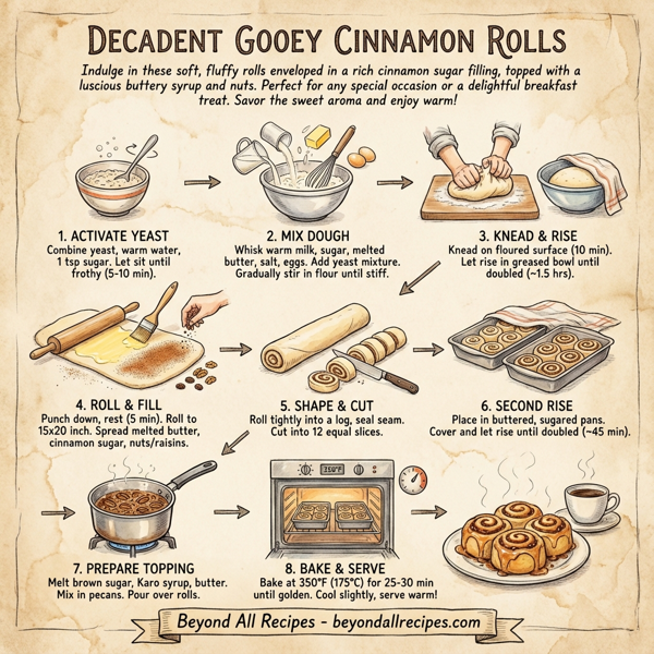 Decadent Gooey Cinnamon Rolls instructions
