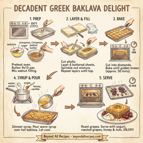 Decadent Greek Baklava Delight instructions