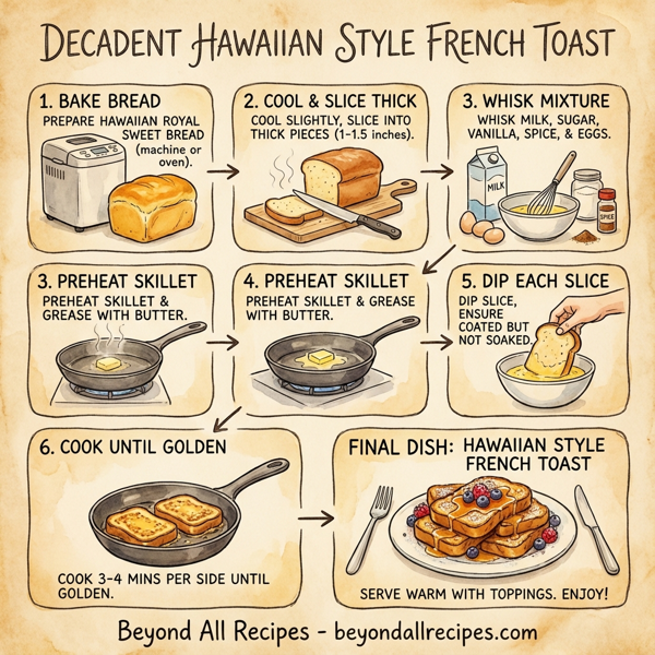 Decadent Hawaiian Style French Toast instructions
