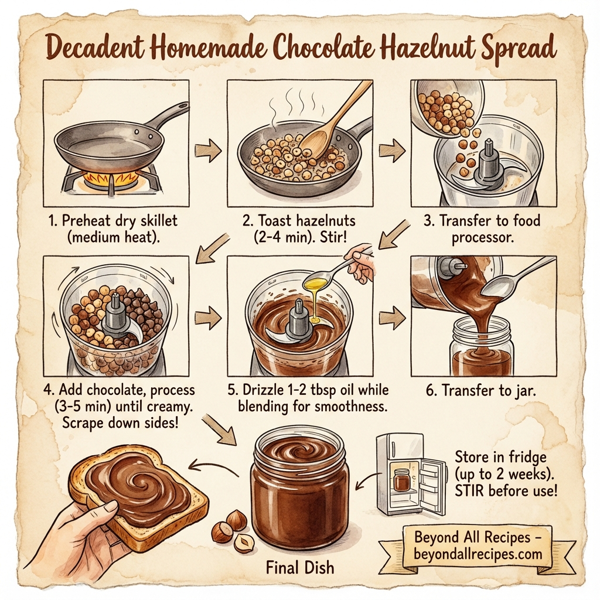 Decadent Homemade Chocolate Hazelnut Spread instructions