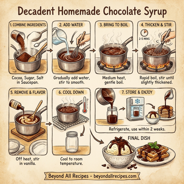 Decadent Homemade Chocolate Syrup instructions