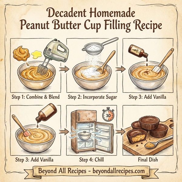 Decadent Homemade Peanut Butter Cup Filling instructions