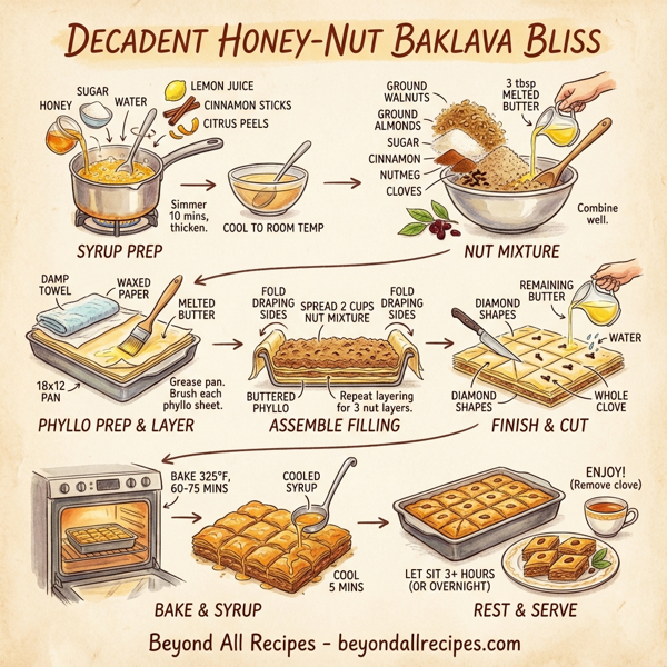 Decadent Honey-Nut Baklava Bliss instructions