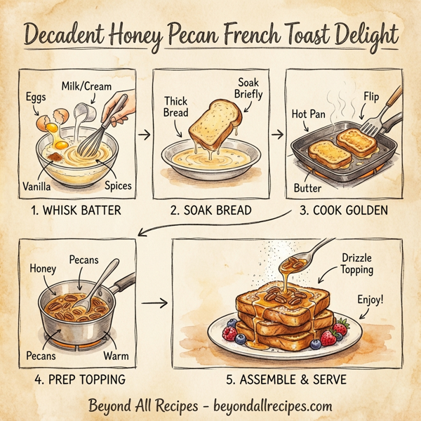 Decadent Honey Pecan French Toast Delight instructions