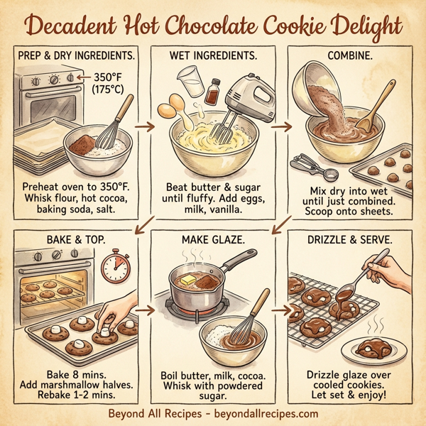 Decadent Hot Chocolate Cookie Delight instructions