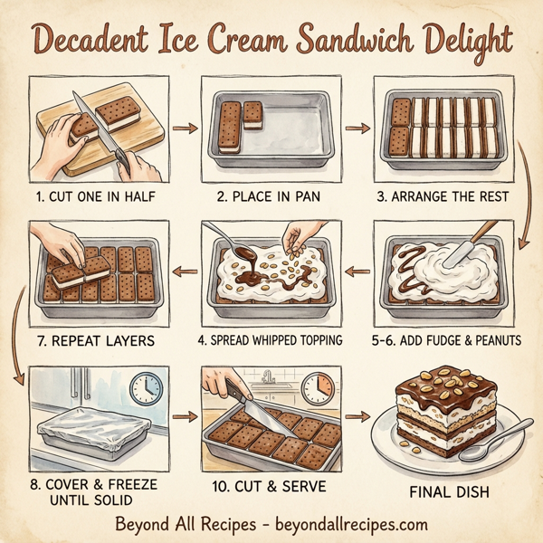 Decadent Ice Cream Sandwich Delight instructions