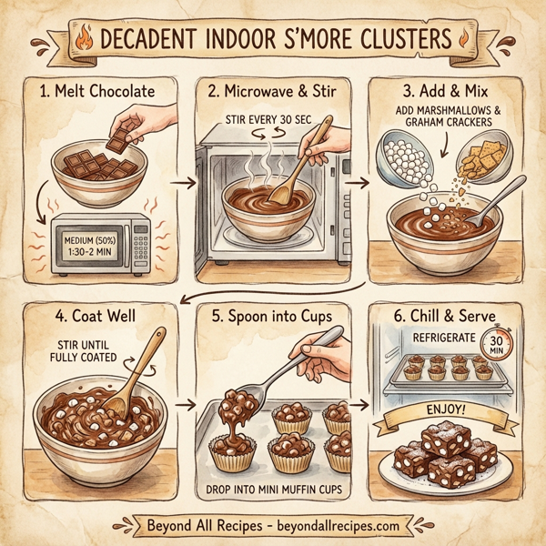 Decadent Indoor S'more Clusters instructions