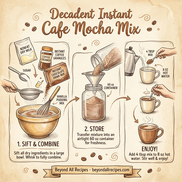 Decadent Instant Cafe Mocha Mix instructions