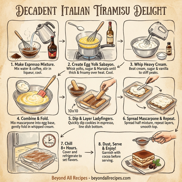 Decadent Italian Tiramisu Delight instructions