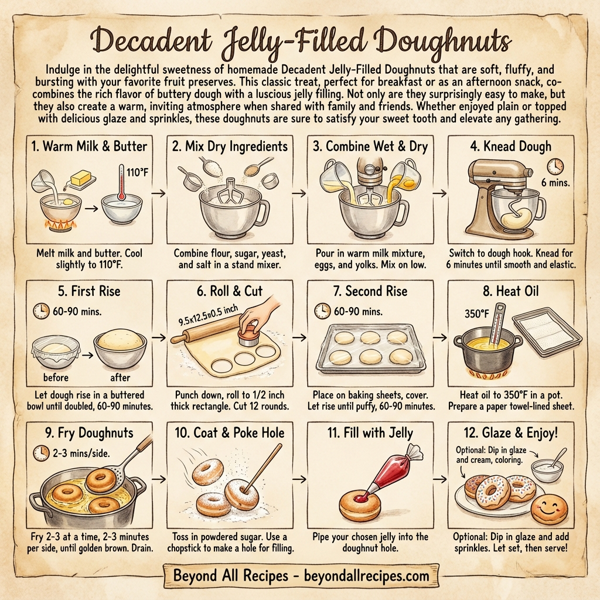 Decadent Jelly-Filled Doughnuts instructions