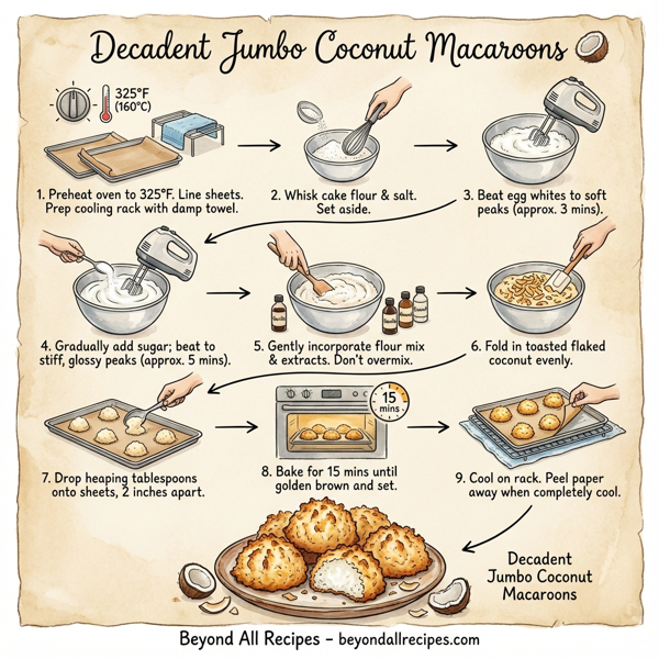 Decadent Jumbo Coconut Macaroons instructions