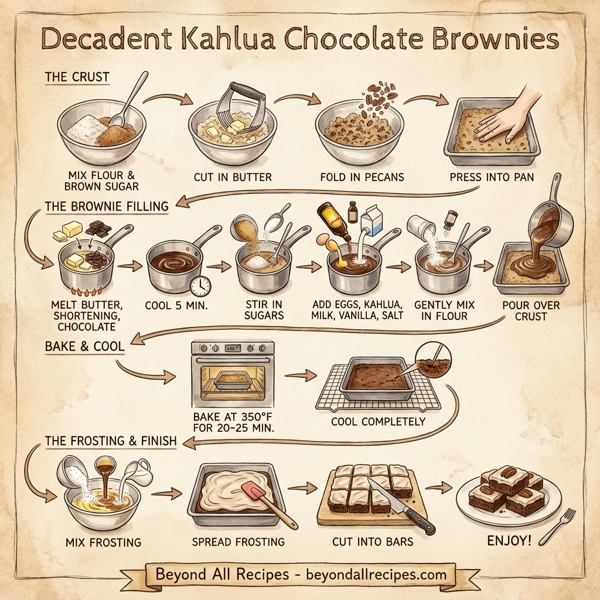 Decadent Kahlua Chocolate Brownies instructions