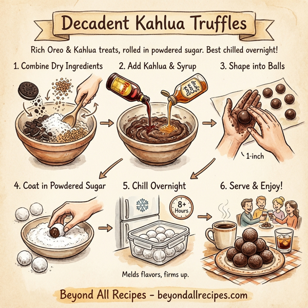 Decadent Kahlua Truffles instructions