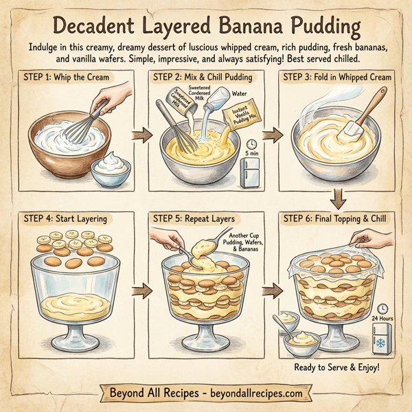 Decadent Layered Banana Pudding instructions