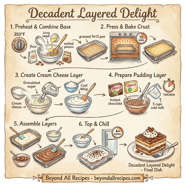 Decadent Layered Delight instructions