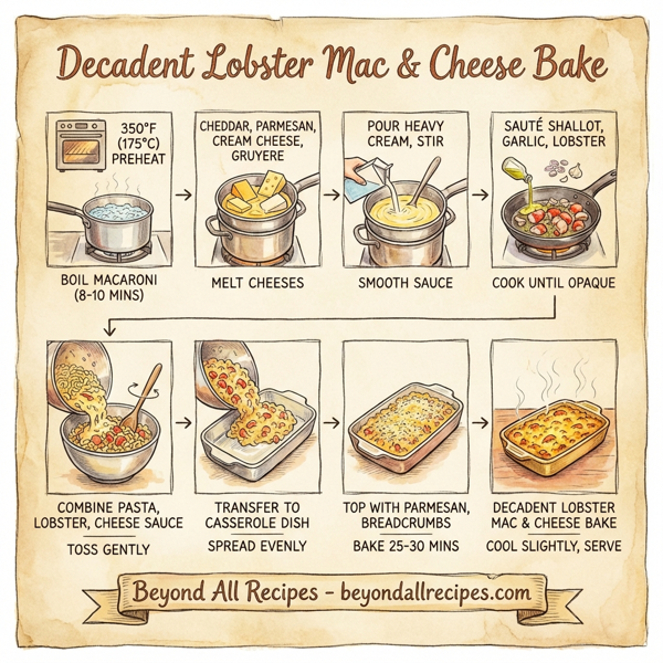 Decadent Lobster Mac & Cheese Bake instructions