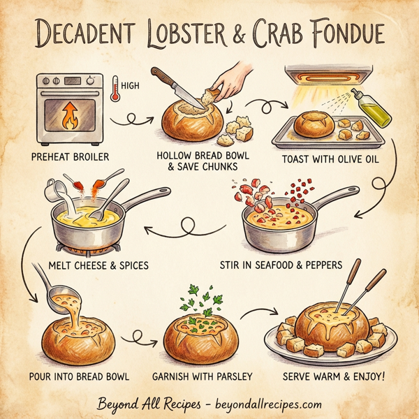 Decadent Lobster & Crab Fondue instructions