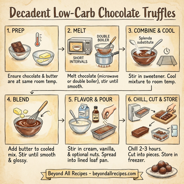 Decadent Low-Carb Chocolate Truffles instructions