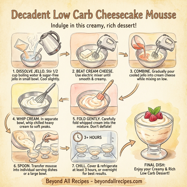 Decadent Low Carb Cheesecake Mousse instructions