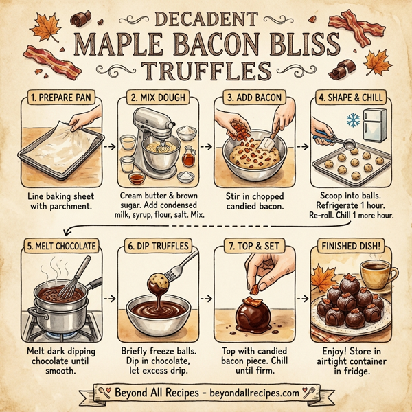 Decadent Maple Bacon Bliss Truffles instructions