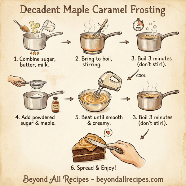 Decadent Maple Caramel Frosting instructions
